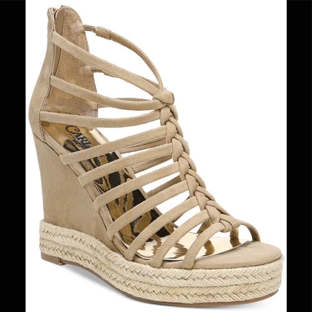 NWT SANDALS PLATFORM WEDGE CARLOS CARLOS SANTANA